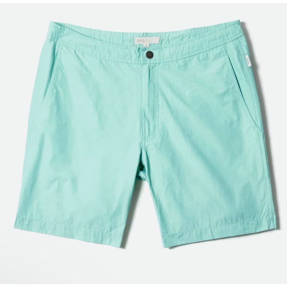 Onia Calder Swim Shorts Teal Green 33
